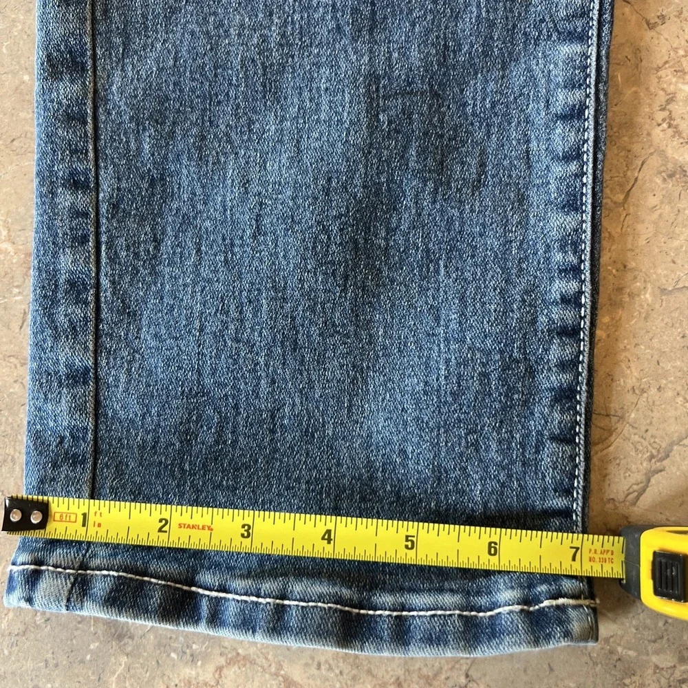 True Religion Jeans Geno Mens 32 Relaxed Slim Flap Pockets